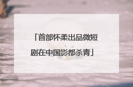 首部怀柔出品微短剧在中国影都杀青