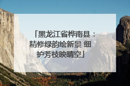 黑龙江省桦南县：精修绿韵绘新景 细护芳枝映晴空