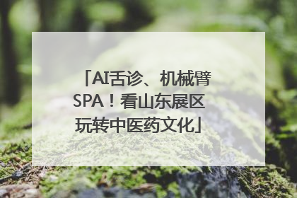 AI舌诊、机械臂SPA！看山东展区玩转中医药文化
